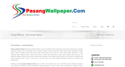 Desktop Screenshot of pasangwallpaper.com