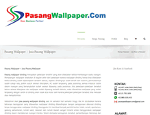 Tablet Screenshot of pasangwallpaper.com